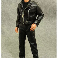 1/6兵人 zytoys 男装机车皮衣皮裤皮带散件模型