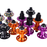 ZTTO Bicycle 4-Bearing Hub 120 Ratchet Quick Release Thru Axle Aluminum Alloy Mountain Bike Hub HG Freehub
