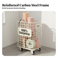 Stretching Mat Storage Rack Space Saving Stretching Mat Storage Basket Large Capacity Rolling Workout Equipment Holder for Families, Garage