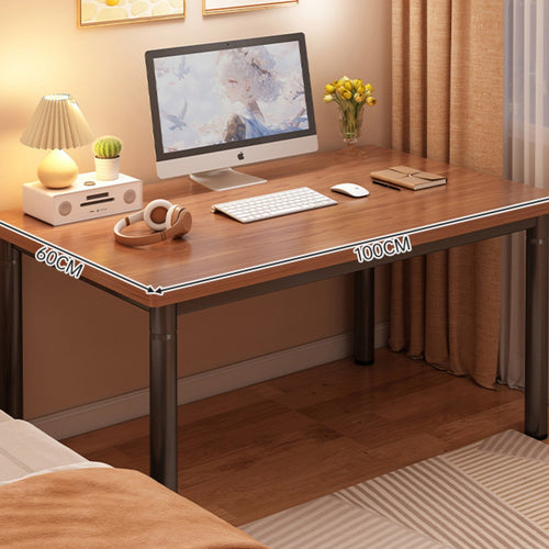 Simple Computer Desk Easy to Assemble Rectangular Writing Desk Spacious Desktop Simple Writing Table for Students, Professionals, Bedroom, Dorm Room