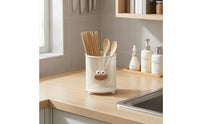 Cute Kitchen Utensil Holder Countertop Chopstick Holder with Feet Compact Organizer Breathable for Sink