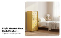Metal Locker Nightstand sturdy Steel Construction Double Door Accent Locker Colorful Design Storage Furniture for Homeowners, Office Workers, Bedroom
