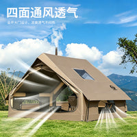 现货充气帐篷全自动pvc气柱帐篷户外免搭建12㎡冬季露营保暖小屋