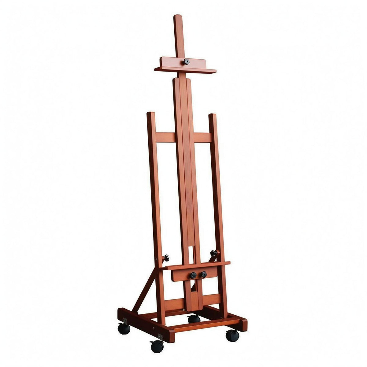 Rolling Wood Easel Caster Wheels Rolling Easel Fits Large Canvas