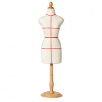 Tabletop Dress Form Mannequin Textile-coveredCovered Adjustable Dress Form Torso-Shaped