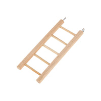 Hanging Bird Ladder Toy with Hooks Natural Climbing Ladder Toy Compact Easy to Use for Birds
