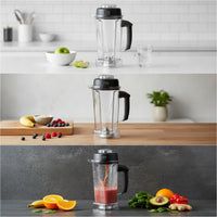 Graduated Replacement Blender Jar Transparent Replacement Pitcher Clear Appliance Part for Kitchen