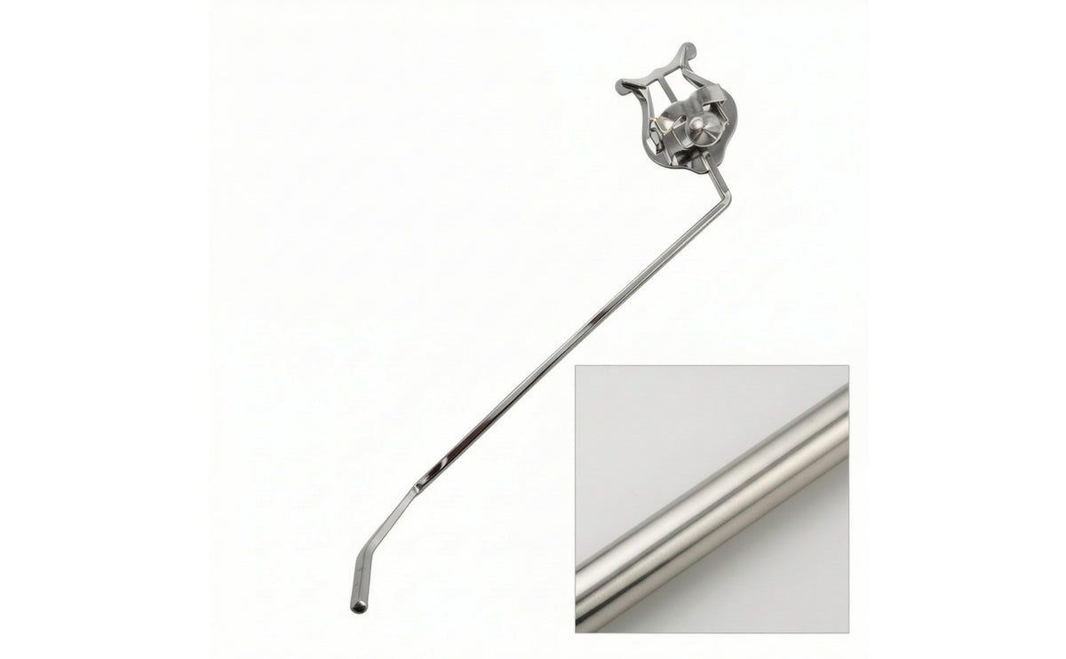 Metal Marching Lyre Lightweight Music Clip with Spring Clamp Compact Sheet Music Clip Portable for Live Performances