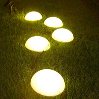 5 Pieces Solar Hemisphere Light & Simple to Install Outdoor Lighting IP65