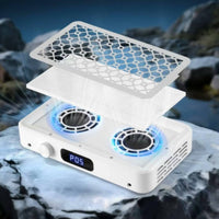 Twin Fan Nail Dust Extractor Quiet Operation Beauty Appliance Reusable Filter