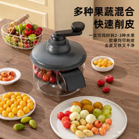 跨境手摇果蔬去皮机蒜头削皮器厨房家用葡萄青提水果店剥皮机神奇