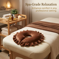Face Down Pillow Massage Face Cradle Rest Cushion for Salon Use, Pillow Massage  #variant:Dark Coffee