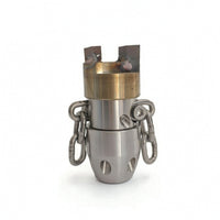 Rotating Sewer Nozzle Compact Cleaning Tip Steel Drain Cleaning Nozzle for Homeowners