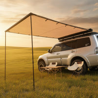 Car Side Awning Freestanding Vehicle Awning Vehicle Shelter with Sunshade Sturdy Car Camping Tent Long-Lasting for Campers