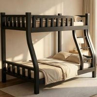 Metal Bunk Bed Space Saving Bunk Bed with Mattresses Heavy Duty Furniture for Teens, Students, Dorm Room, Shared Bedroom
