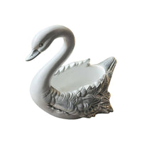 Swan Decorative Bowl Decorative Ornament Compact Sculpture for Vanity