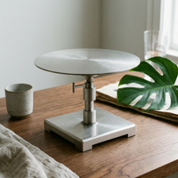 Bonsai Shaping Turntable Professional Use Stainless Steel Bonsai Stand Stable Base Plant Turntable for Professionals, Workshop, Studio