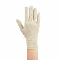 Thermal Figure Skating Gloves Elegant Rhinestone Skating Gloves Sports Accessory for Kids