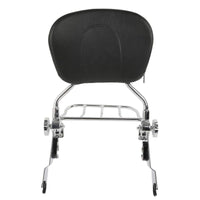 GUANTENGYU Detachable Passenger Backrest and Rear Rack for Harley Road Glide Street Glide, 09-25