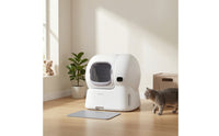 Compact Self-Cleaning Cat Litter Box Hassleeffortless Automatic Cat Litter Box for Busy Professionals, Indoor, Apartments