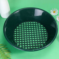 Shallow Mesh Sifting Basin Glossy Finish Garden Sand Sieve Easy to Clean