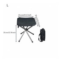 Compact Portable Fishing Stool Heavy Duty Retractable Folding Stool for Camping, Travel