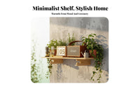Single-Tier mount board Nordic aesthetic Verticalmounted VerticalstorageSaving for Living Room