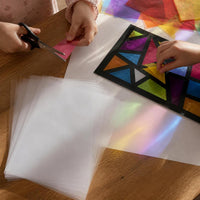 A4 Colored PVC Cellophane Film for DIY Crafts and Educational Projects