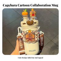 Capybara Insulated Mug, Cartoon Bottle, Girls Gift, 2025 New