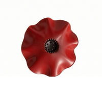 Garden Stake with Flower Bowl Decorative Flower Garden Stake Functional for Lawn