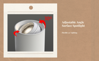 LED Ceiling Spotlight, Adjustable, Anti-Glare, Modern Accent