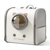 Pet Carrier Backpack Rigid-Shelled Cat Backpack Transparent Covered Pet Bag for Outdoor
