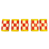 2 Pieces Traffic Barrel Detailed Craftsmanship Traffic Barrier Model