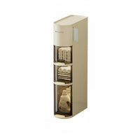 Slim Narrow Space Cabinet Waterproof Narrow Rolling Storage Unitary Space-Saving