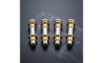 Aluminum Door Hinge Pin and Bushing Kit Long-Lasting Door Hinge Repair Kit Reliable Hardware Sturdy for Garage