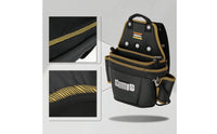 Compact Waist Tool Pouch with Rotating Buckle Long-Lasting Hanging Tool Pouch with Side Pockets Portable Lightweight for Ladder Work, Home Improvement