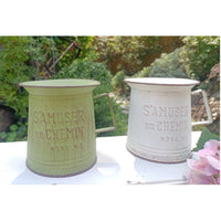 Iron Water Cup Flower Pot for Balcony and Terrace