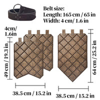 Medieval Viking Style Retro Cosplay Prop Large Skirt Armor