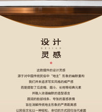 Chinese Style Landlord Figurine Resin Sculpture for Study or Tea Table