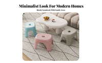 Portable Short Stool Sturdy and long-finaling Household Furniture adaptable