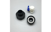 Plastic Butterfly Valve Adapter Long-Lasting Tonne Barrel Thread Reducer Secure Fit Liquid Container Accessory Reusable for Agriculture, Gardening