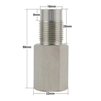 Universal Stainless Steel Oxygen Sensor Filter Screen Extension Adapter M8*1.5 for Auto Modification