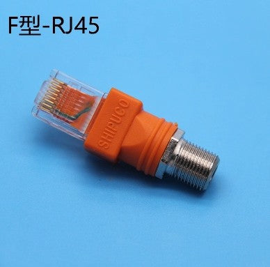 现货BNC-RJ45转接头监控线使用可配合测线仪寻线仪F型