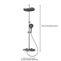 Brass high-pressure shower set