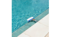 Dense Bristles Pool Cleaning Brush with Metal Handle Rectangular Handheld Pool Brush Curved Heavy-Duty