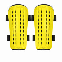 Hard Shell Soccer Shin Guards Ventilated Molded Shin Guards Elastic Straps Leg Protection Contoured for Football