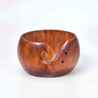 Yarn Bowl with Lid Smooth Yarn Bowl Stable for Crafters