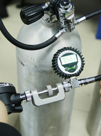 潜水调节器二级头节流阀 维修工具2nd 通用型中压表气压调整检测