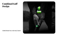Develops Muscle Memory 2 in 1 Swing Training Aid Portable Golf Swing Training Aid Long-Lasting for Beginners, Driving Range