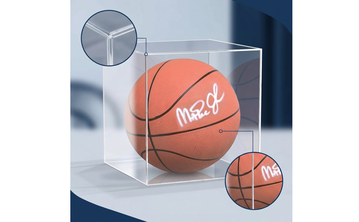 Transparent Acrylic Display Box Minimalist Clear Display Case Glossy Acrylic Box with Lid Tooltool-Less for Collectors, Shelves, Retail, Desks